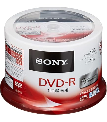 Amazon.co.jp: SONY DVD-R 録画用 120分(16倍速対応/プレミアム